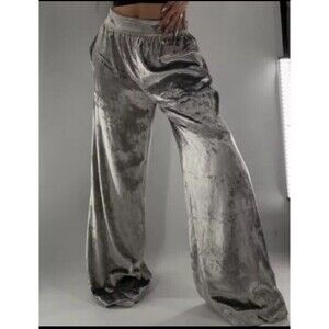 Maeve by Anthropologie Anastacia Velvet Wide Leg Pants with Pockets Brand New XS